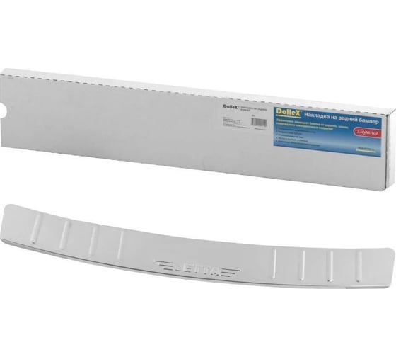 Изображение товара Декоративная накладка бампера DolleX VW Jetta дорестайл 2010-2015, штамп Jetta нерж. Сталь NBI-067