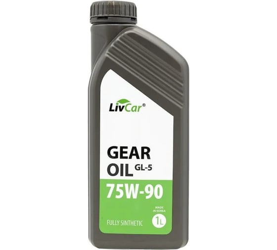 Изображение товара Масло трансмиссионное LIVCAR Gear Oil GL-5 75W-90 1л LCGOL7590-001