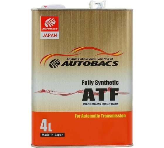 Изображение товара Жидкость трансмиссионная AUTOBACS ATF FS 4л A00033244