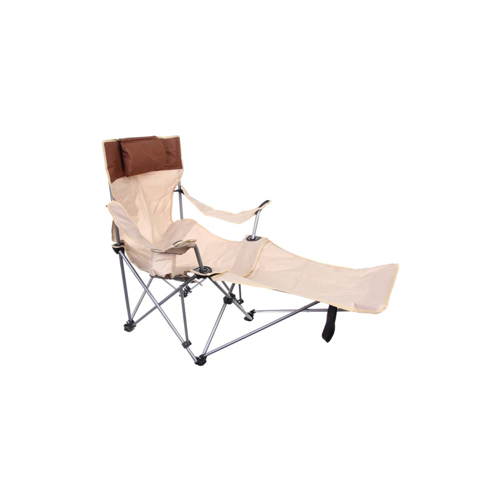 Изображение товара Кресло складное 2в1 Турист мастер до 100 кг бежевое DC-8077