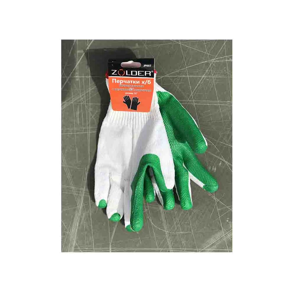 Универсальные хлопчатобумажные перчатки ZOLDER жен сарафан лето зеленый р 48