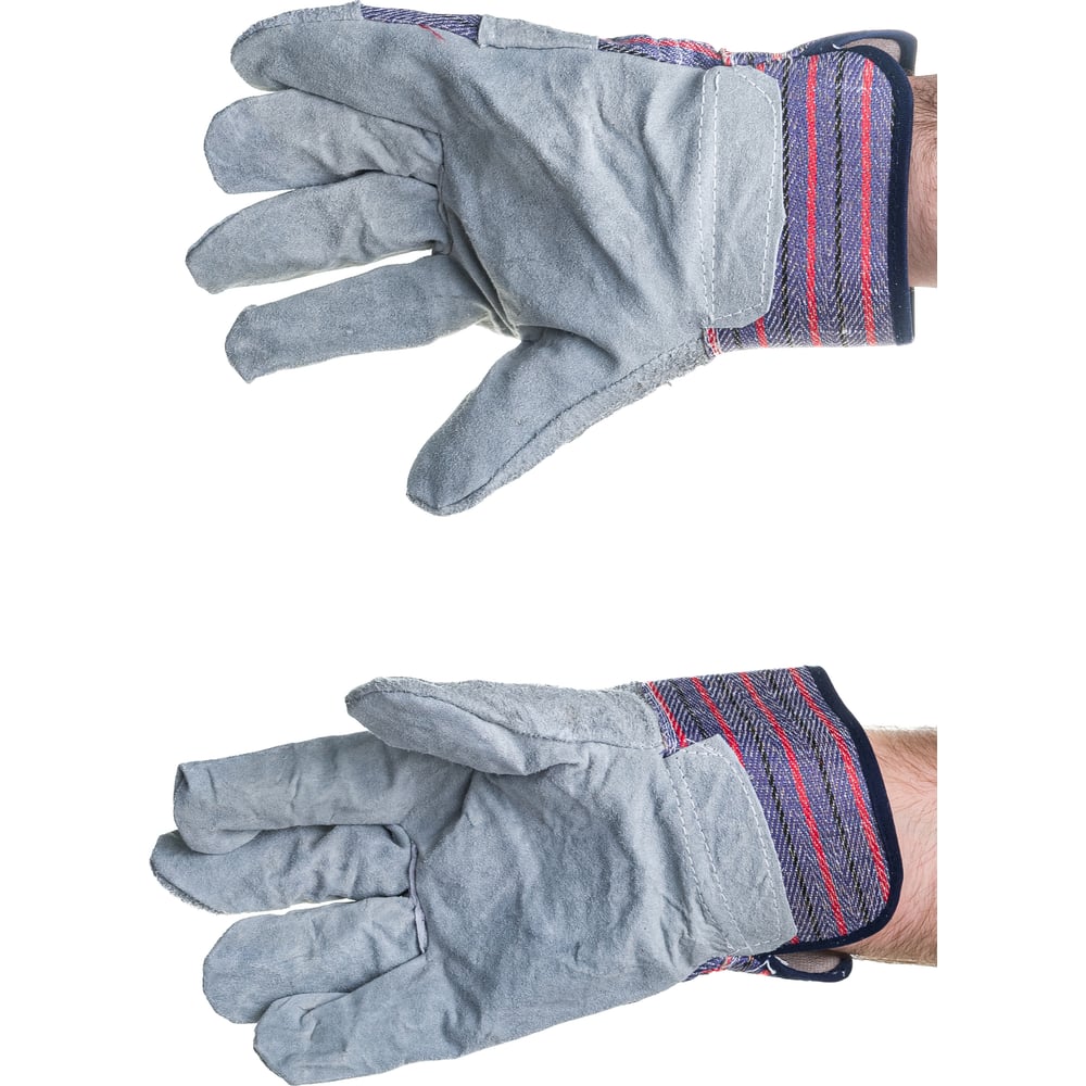 Спилковые комбинированные перчатки ZOLDER