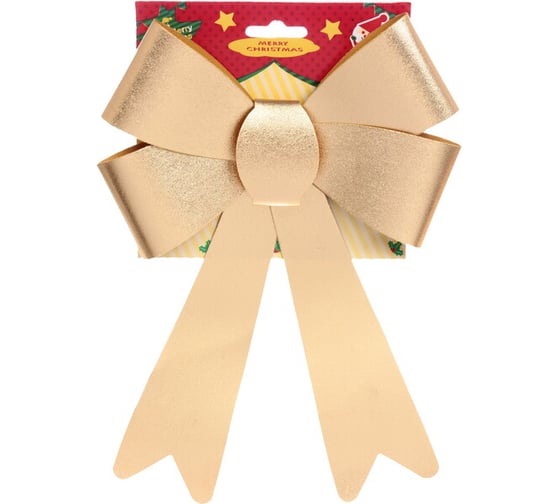 Изображение товара Бант на елку Серпантин "Сказочные блики", Золото 185-0615