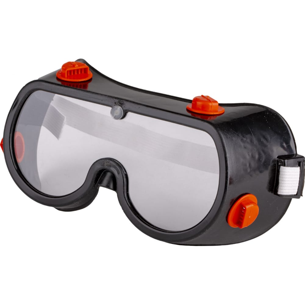 Купить Защитные очки amigo профи, с поликарбонатовым стеклом, черные, 74538