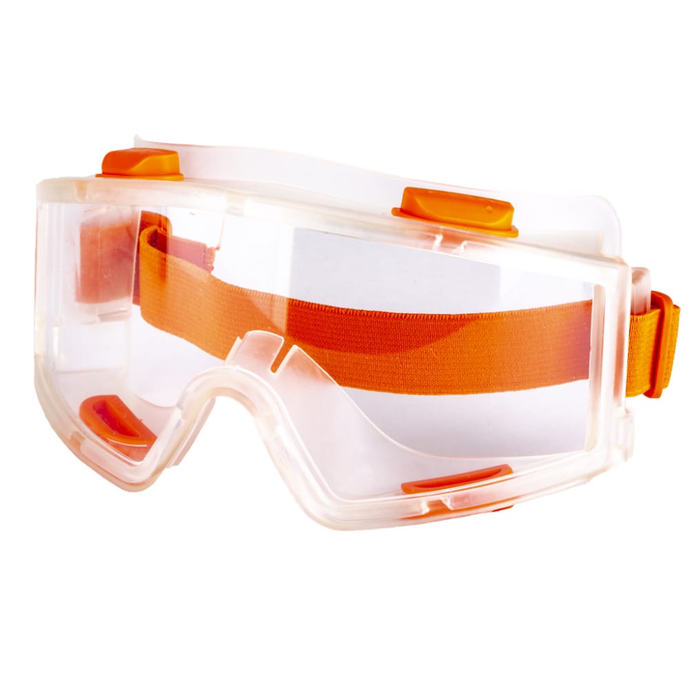 фото Защитные очки amigo панорама, с оранжевой резинкой, 74252