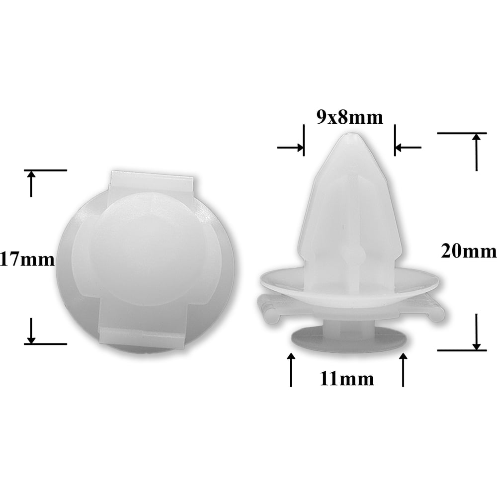 Изображение товара Автокрепеж для Mitsubishi MR200275 10 шт надежное крепление молдингов