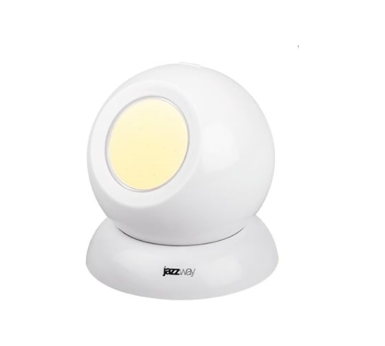 Изображение товара Фонарь-светильник Jazzway TS1-L1W COB 200лм 3 режима: 100проц./50процентов/мигающий беспроводной 3хAAA (не в комплекте ) белый 5023284