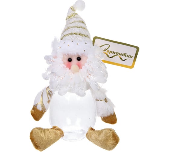 Изображение товара Игрушка новогодняя Серпантин "Сказка" 10*26 см, с отделением под конфеты, микс 201-4108