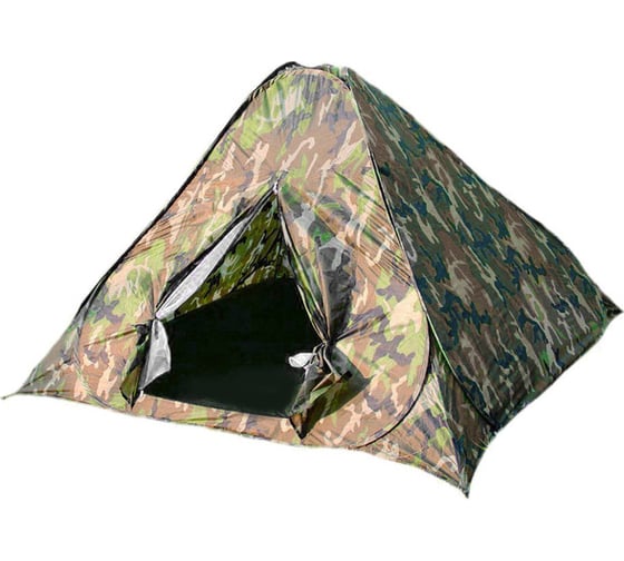 Изображение товара Палатка туристическая Турист мастер Селенга-3, однослойная, 200х200х130 см, самораскладывающаяся, хаки 805-016