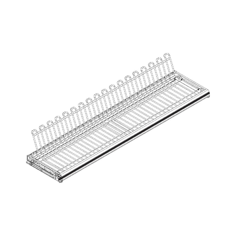 Изображение товара Сушка INOXA Ellite 1-уровневая с поддоном и полимерным покрытием