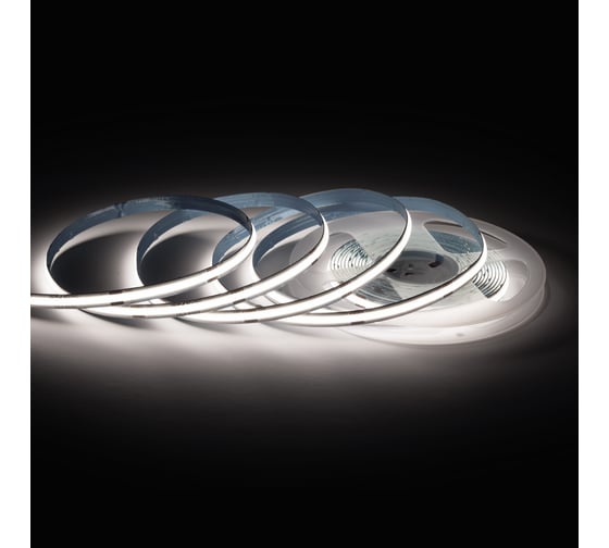 Изображение товара Светодиодная лента Apeyron 24В, 15Вт/м, COB, 560д/м, IP20, 1200Лм/м, подложка 8мм, 5м. 4000К 00-481