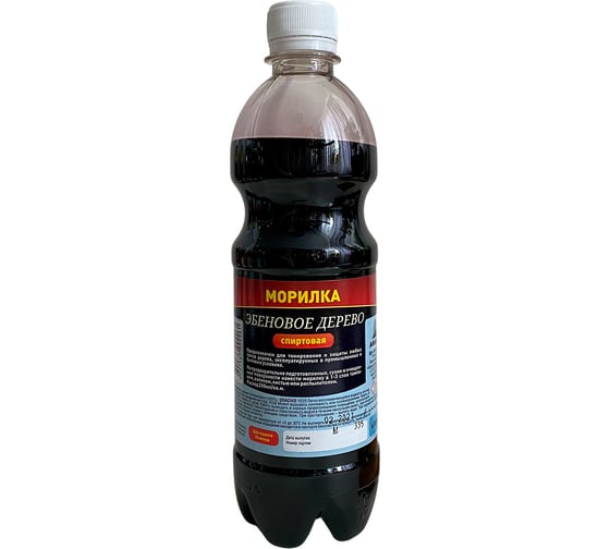 Изображение товара Морилка для дерева Анлес спирт. 0,5 л эбеновое дерево 70206