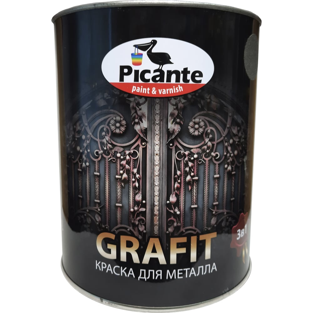 фото Декоративная краска picante grafit серебристый 11110-1701.bb