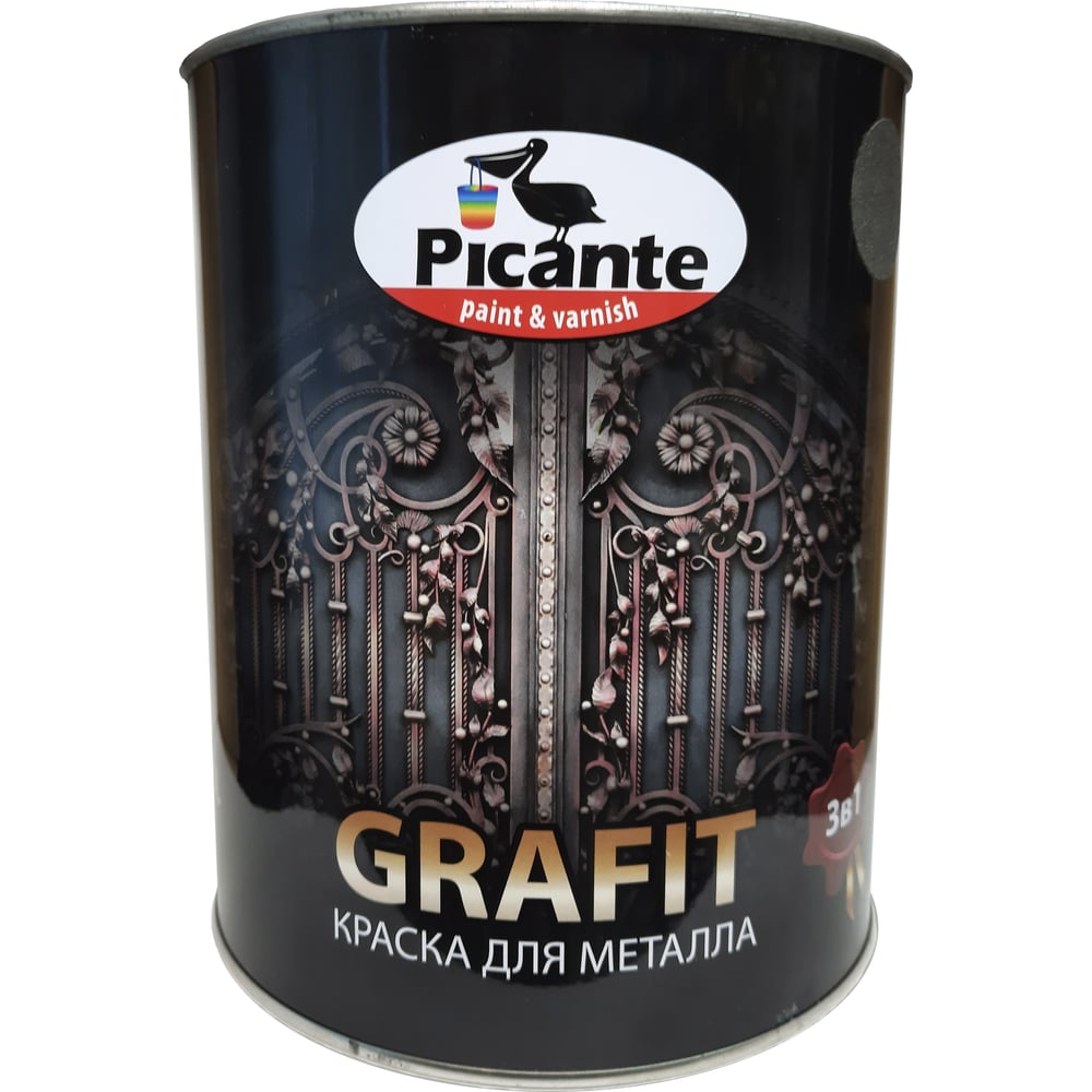 фото Декоративная краска picante grafit тёмно-коричневый 11110-1765.вв