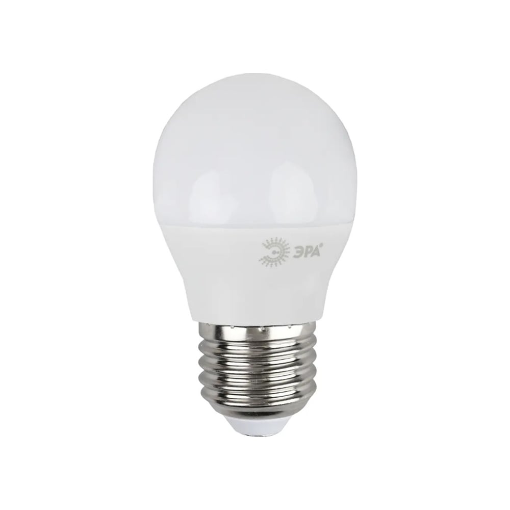 Изображение товара Набор 10 светодиодных лампочек ЭРА STD LED P457W860E27 7 Вт шар холодный дневной свет