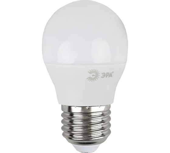 Изображение товара Набор лампочек ЭРА STD LED P457W827E27 светодиодные (EC) E27, 7 Вт, шар, теплый белый свет, 10 штук Б0056449
