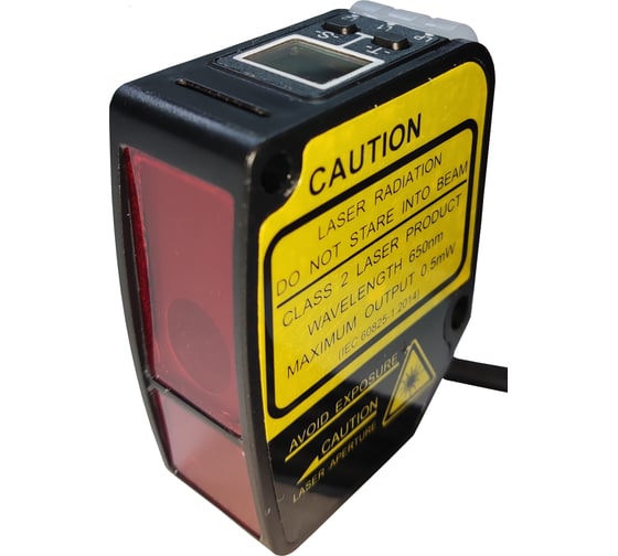 Изображение товара Лазерный дальномер Lanbao PDB-CM8TGI, Sn=200-8000 мм, 4…20 mA,, кабель 2м, 07-00036653