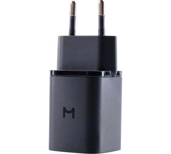 Изображение товара Компактное сетевое зарядное устройство MAGSSORY 33W для двух устройств, с дисплеем и функцией быстрой зарядки, черное ACH004