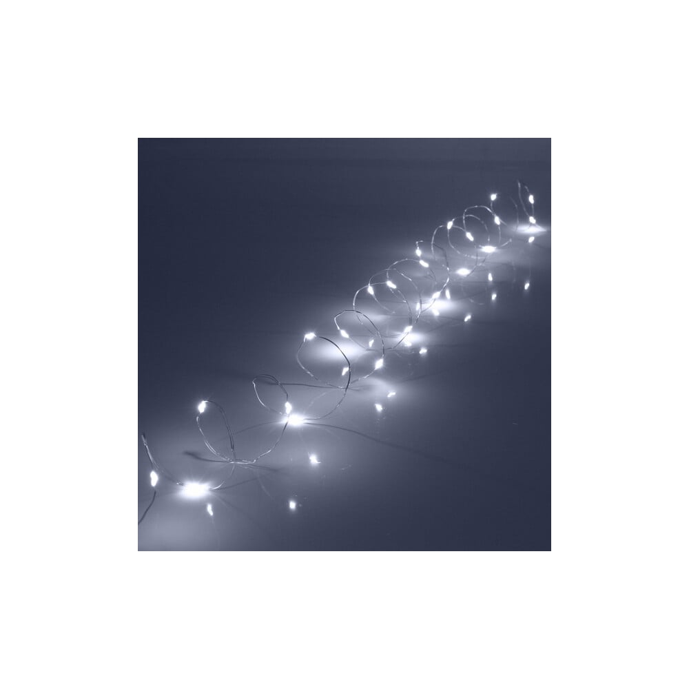 Изображение товара Гирлянда для дома Серпантин на батарейках 3м 30 LED белый IP20