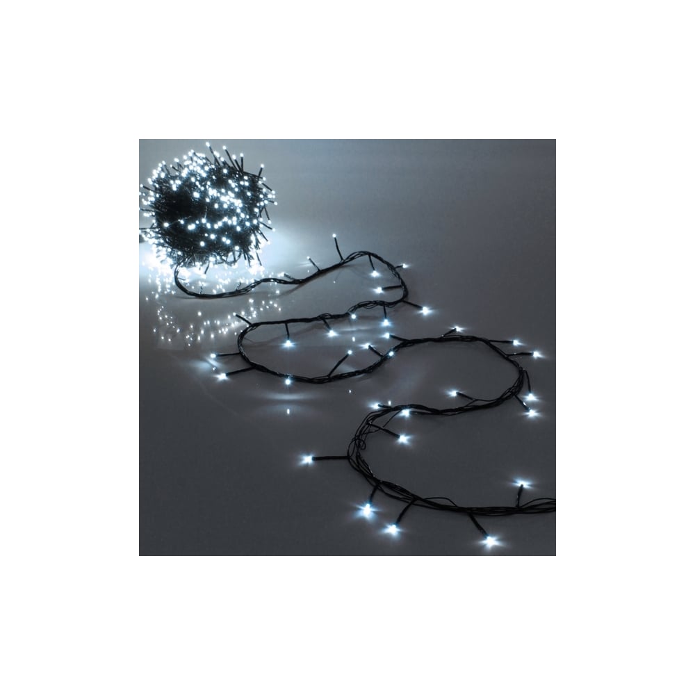 Изображение товара Гирлянда для дома Серпантин НИТЬ Твинкл Лайт 40 м 800 LED светодиодов черный провод