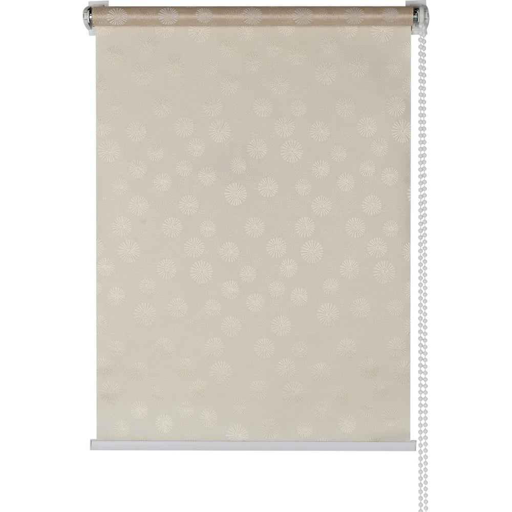 Изображение товара Рулонная штора ПраймДекор Миниролло Карусель молочная 73x170 см