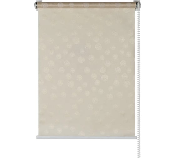 Изображение товара Рулонная штора ПраймДекор "Карусель", молочный, 140x170 42140180