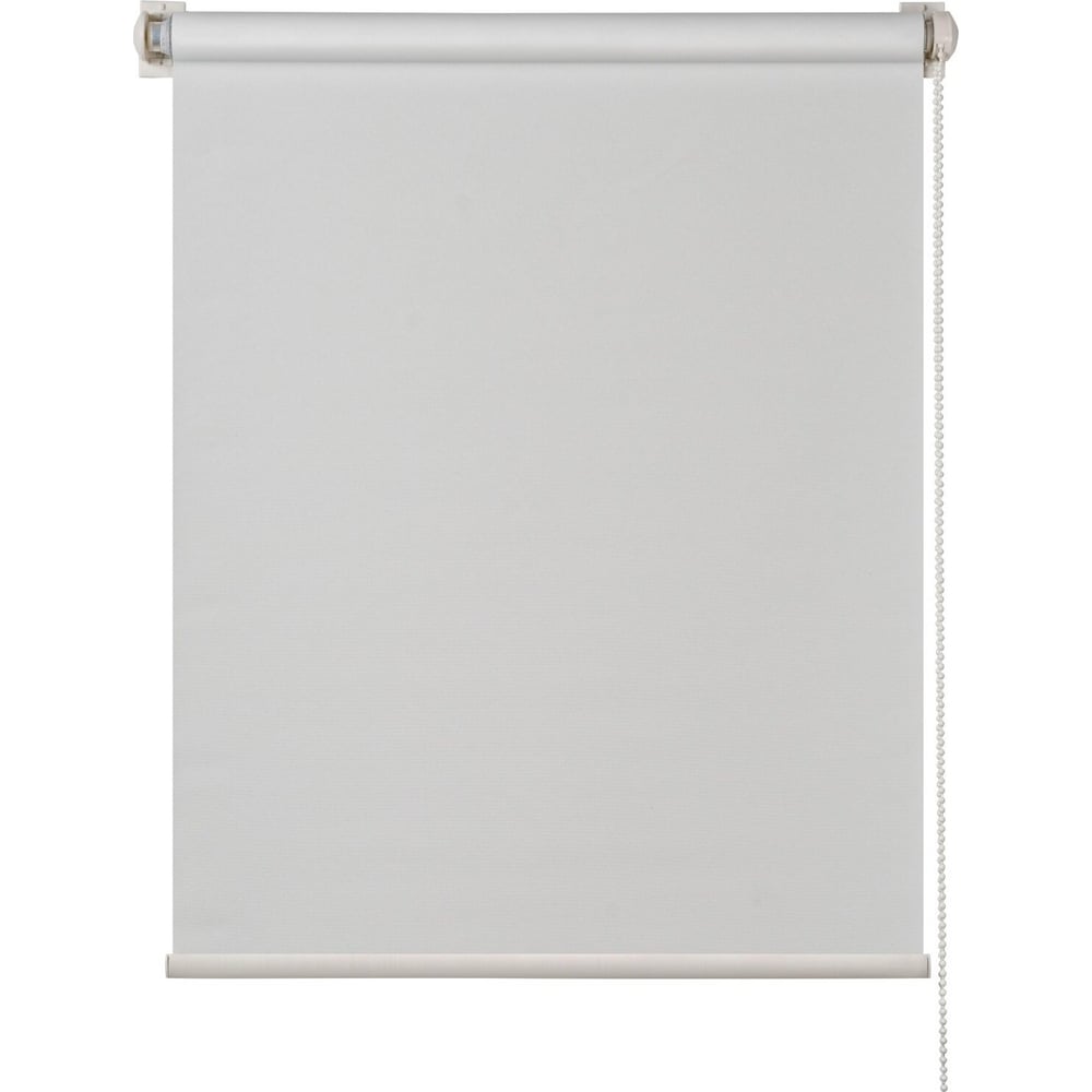 Изображение товара Рулонная штора ПраймДекор блэкаут 160x170 см белый современный дизайн