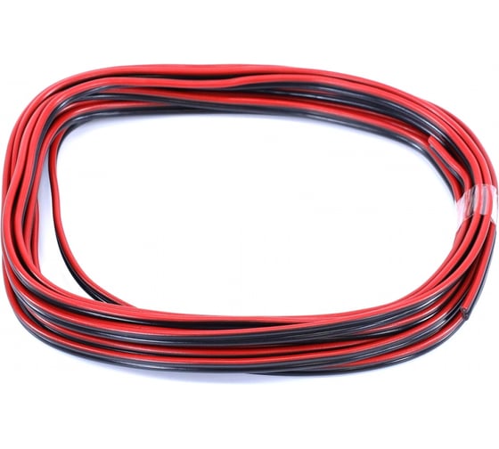 Изображение товара Кабель акустический VOLTON ШВПМ 2x1,0 мм2, красно-черный медный 5 метров VLT2105