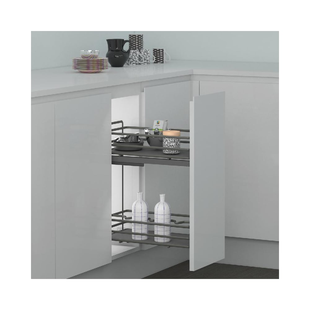 Изображение товара INOXA Ellite базa 300 выдвижная с доводчиком, орион серый