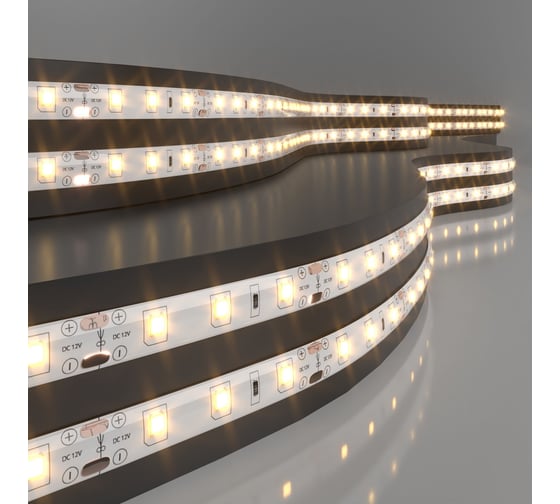 Изображение товара Светодиодная лента Elektrostandard 60Led, 4.8W, IP65, 3300K, теплый белый (2835 12V 60Led 4,8W IP65) a041000