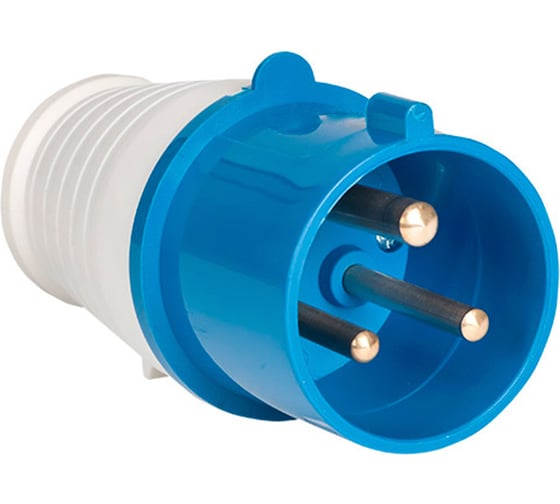 Изображение товара Установочные изделия ЕТР Шт.соед. 013 Вилка 2Р+РЕ 16А 220В IP44 67313