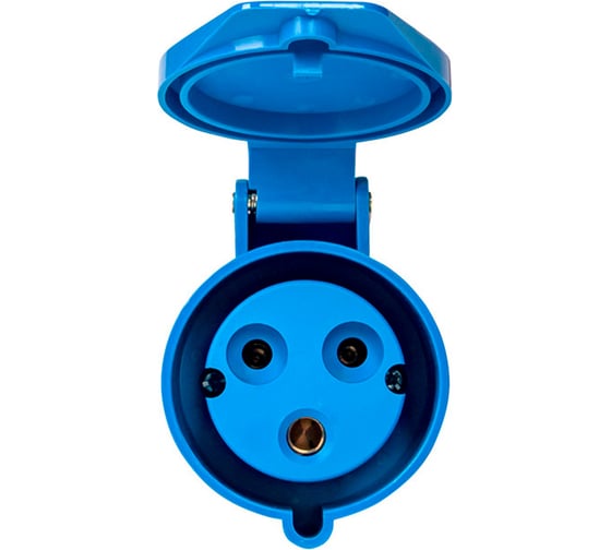 Изображение товара Установочные изделия ЕТР Шт.соед. 223 Розетка 2Р+РЕ 32А 220В IP44 67417