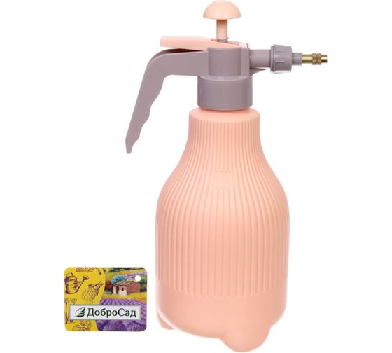 Изображение товара Опрыскиватель помповый Добросад 1,5л "Моне" персиковый 783-167