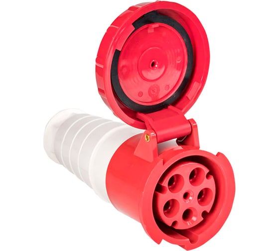 Изображение товара Установочные изделия ЕТР Шт.соед. 235 Розетка 3Р+РЕ+N 63А 380В ip67 67422