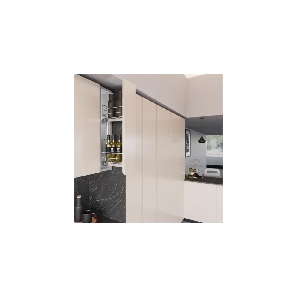 Изображение товара Сетка INOXA для ящика 150 выдвижная с доводчиком хром модель 10L01/15-28PCR