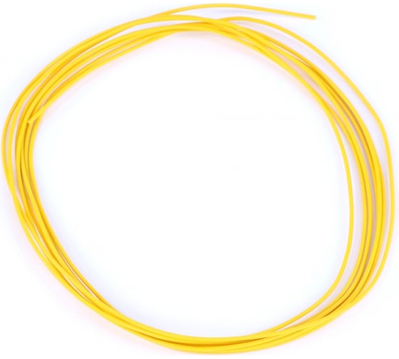 Изображение товара Провод VOLTON ПВАМ 0,5 кв.мм, 3м (желтый) VLT4001123