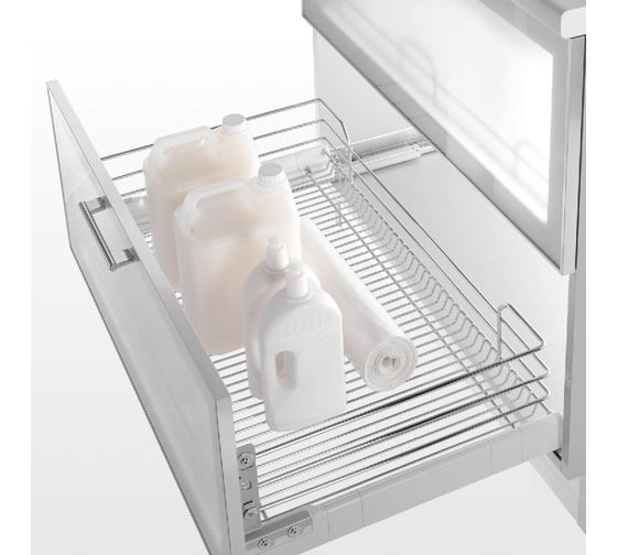 Изображение товара Сетка INOXA в базу 600 выдвижная с доводчиком, отделка хром 1202Y/60-50PC