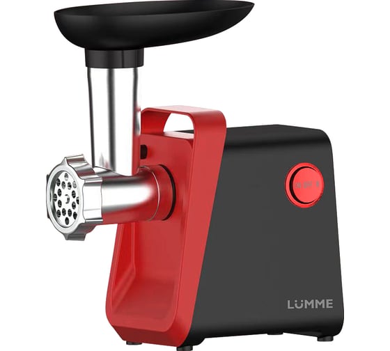 Изображение товара Мясорубка LUMME LU-MG2112A черный/красный 40689
