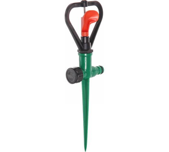 Изображение товара Разбрызгиватель Добросад "Дождь" на колышке, вращение, 28 см, б/с разъём 720-114