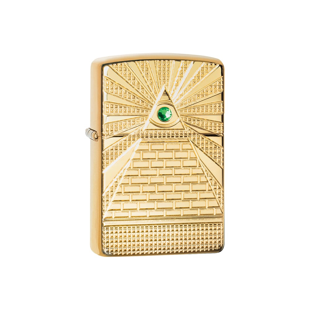Изображение товара Зажигалка ZIPPO Armor High Polish Brass для сигарет ветроустойчивая