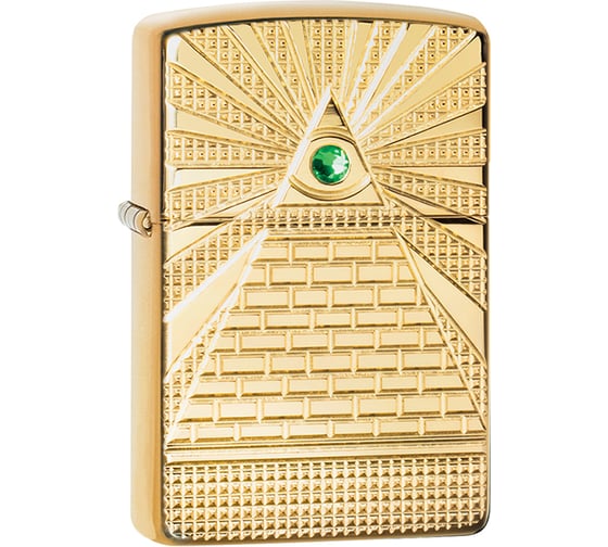 Изображение товара Зажигалка ZIPPO Armor с покрытием High Polish Brass, 36x12x56 мм, 49060
