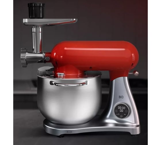 Изображение товара Миксер планетарный BQ MX851 Красный-Серебристый 86201833