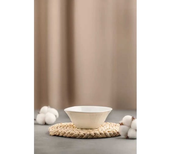 Изображение товара Тарелка суповая Farton (150мм), цвет белый, Каре (в упаковке 6 шт) 110022