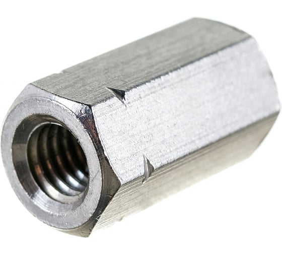 Изображение товара Гайка соединительная\удлиняющая DINFIX DIN 6334, А2 нерж., М10, 2 шт. 00-0005133