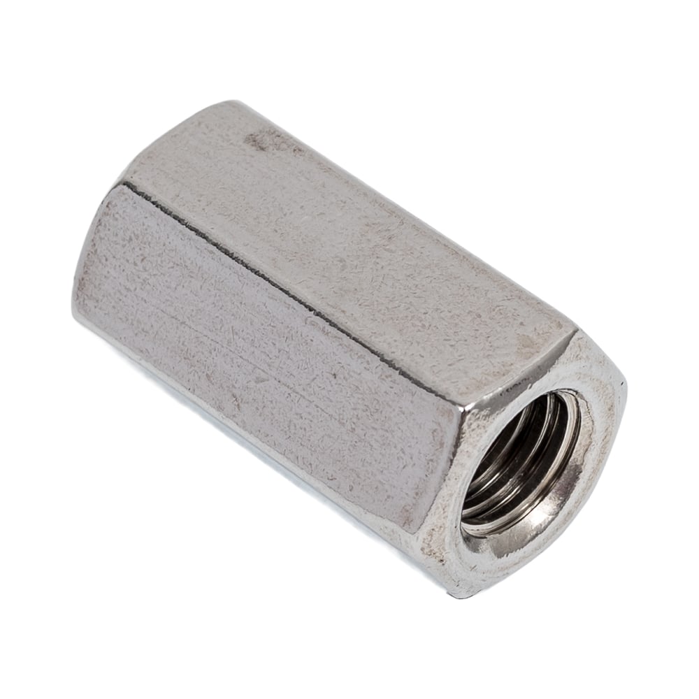 Изображение товара Гайка соединительная\удлиняющая DINFIX DIN 6334, А2 нерж., М8, 50 шт. 00-0005132