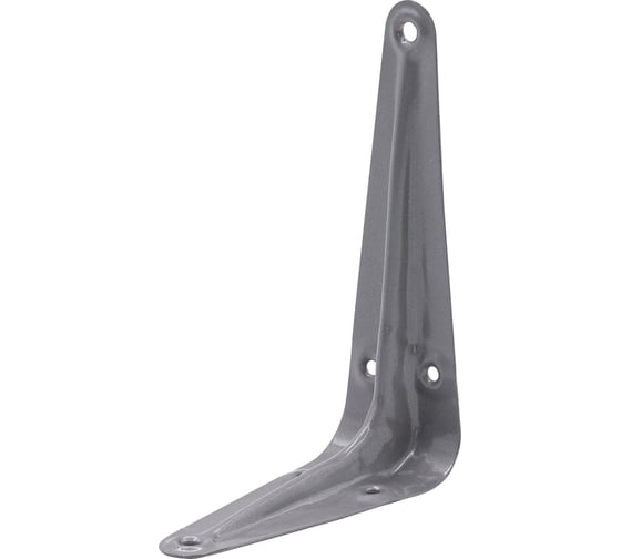 Изображение товара Уголок-кронштейн для полок РемоКолор серебро, 75x100 мм 71-2-307