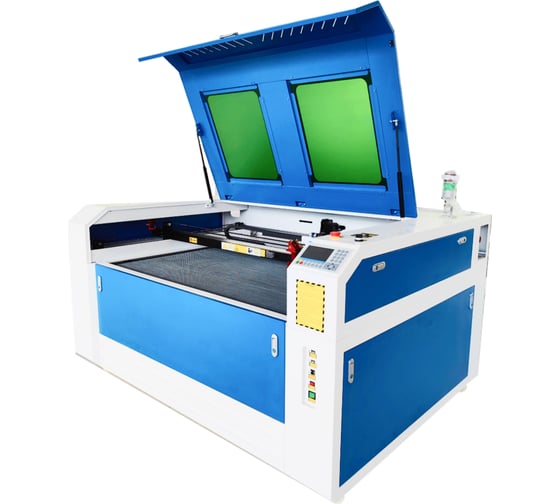 Изображение товара Лазерный станок GRAY CO2 1390 H (130х90 см) трубка Reci 150W W6, Ruida, рельсовые нап-щие по X и Y CO-1390S_DB09