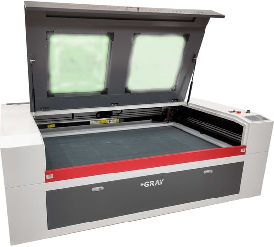 Изображение товара Лазерный станок GRAY CO2 1390 H 130х90см трубка Reci T4 130W, Ruida, рельсовые нап-щие по X и Y 17974 20156