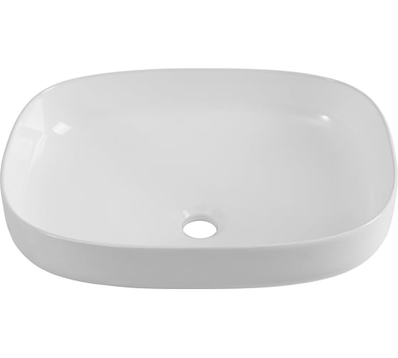 Изображение товара Раковина керамическая накладная Aquanet ELEGANT-2 500x380x150, белый (326057) 00326057