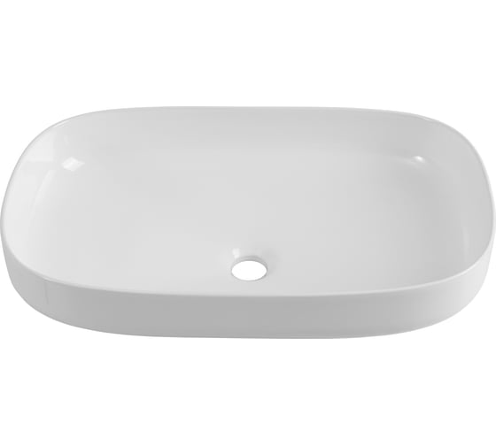 Изображение товара Раковина керамическая накладная Aquanet ELEGANT-3 600x380x150, белый (326056) 00326056